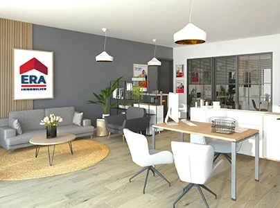 Intérieur d'une agence ERA — espace client moderne