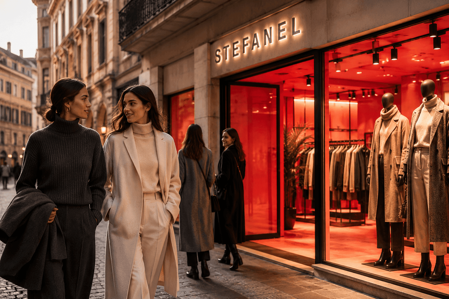 Boutique Stefanel — moda italiana premium